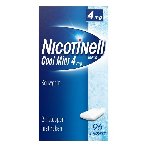 Nicotinell Kauwgom Cool Mint 4mg  96 stuks