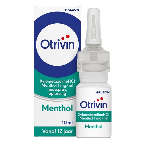 Otrivin Xylometazoline 1 mg/ml Menthol Neusspray 10ml