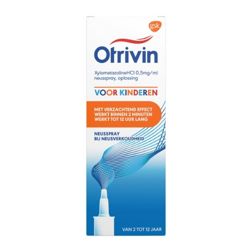 Otrivin Xylometazoline HCI Neusspray 0,5 mg/ml Voor Kinderen Van 2-12 Jaar 10ml | BENU Shop