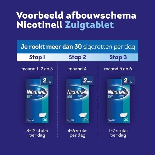 Nicotinell Zuigtablet Mint 1 mg 96 stuks