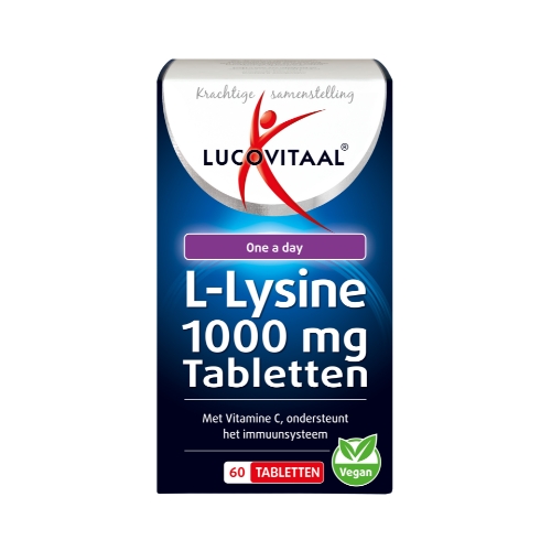 Lucovitaal L-Lysine 1000mg Tabletten 60 stuks