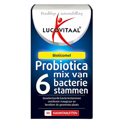 Lucovitaal Probiotica Mix Van 6 Kauwtabletten 30 stuks