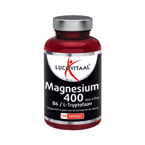 Lucovitaal Magnesium 400 Capsules 120 stuks