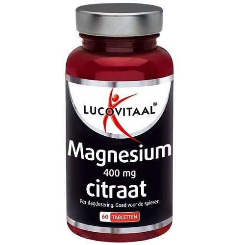 Lucovitaal Magnesium 400mg Citraat Tabletten 60 stuks