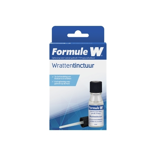 Formule W Salicylzuur 170 mg/g Wrattentinctuur 6ml
