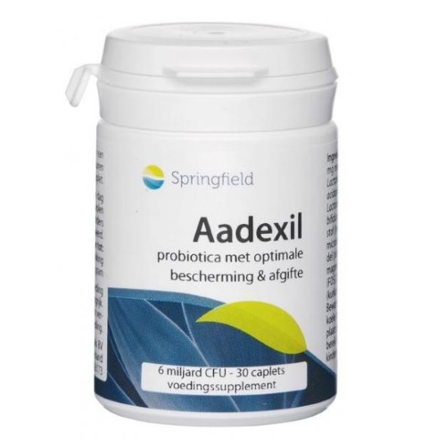 Springfield Aadexil Probiotica 6 Miljard CFU Caplets 30 stuks