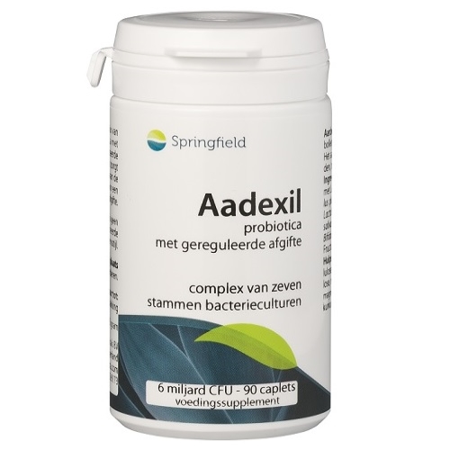 Springfield Aadexil Probiotica 6 Miljard CFU Caplets 90 stuks