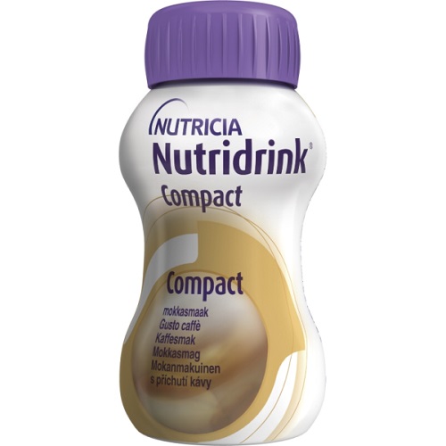 Nutridrink Compact Drinkvoeding Mokka Flesje 4 x 125 ml