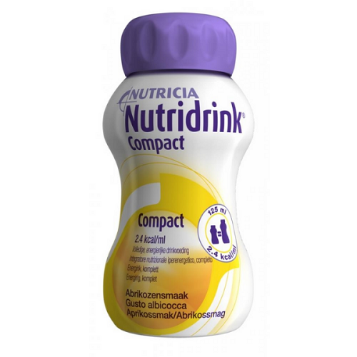 Nutridrink Compact Drinkvoeding Abrikoos Flesje 4 x 125 ml