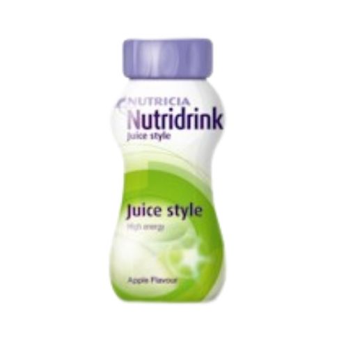 Nutridrink Juice Style Drinkvoeding Appel Flesje 4 x 200 ml