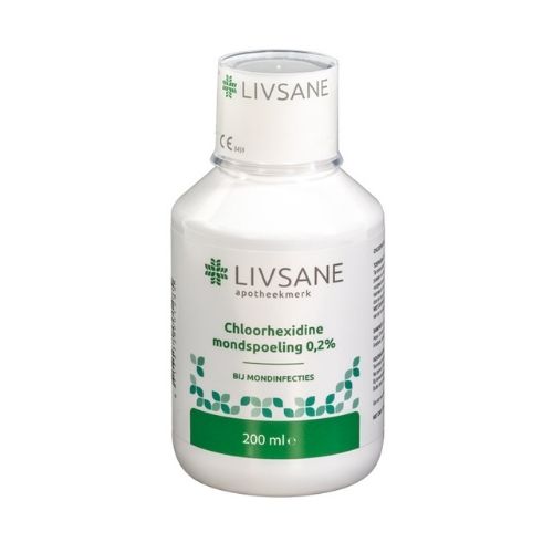 Livsane Chloorhexidine mondspoeling 0,2% 200 ml