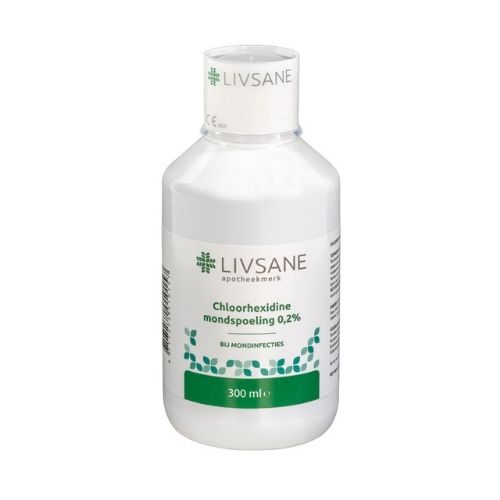Livsane Chloorhexidine mondspoeling 0,2% 300 ml