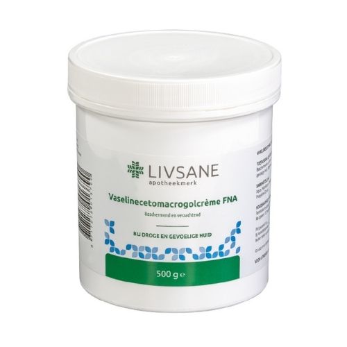 Livsane Vaselinecetomacrogolcrème FNA 500 g