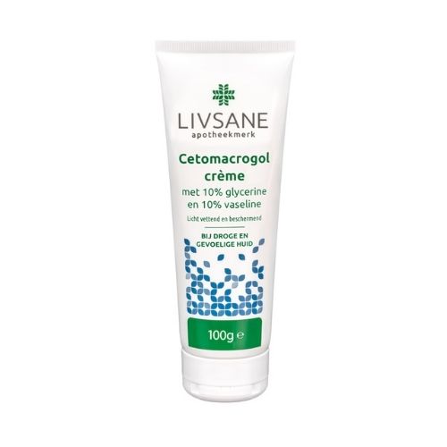 Livsane Cetomacrogolcrème met 10% vaseline en 10% glycerine 100 g
