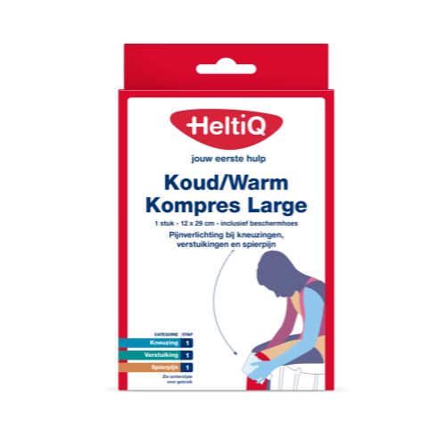 HeltiQ Koud/Warm Kompres Large, 1 karton 1 stuk