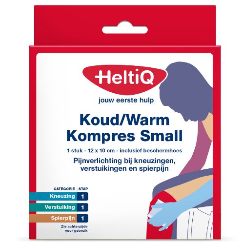 HeltiQ Koud/Warm Kompres Small, 1 karton 1 stuk