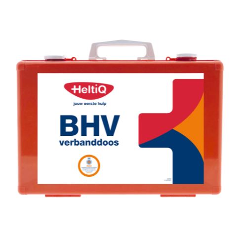 HeltiQ BHV Verbanddoos Modulair (oranje), 1 verbanddoos 6 stuks modules