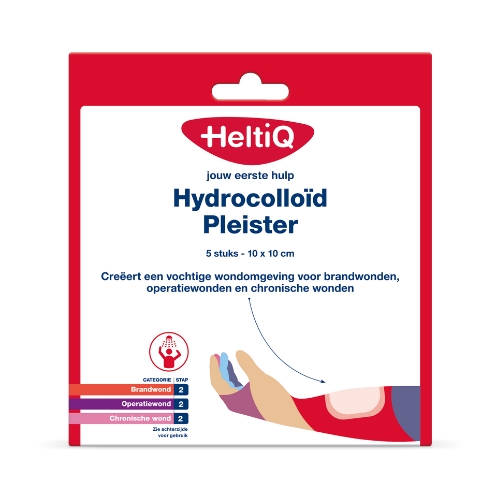 HeltiQ Hydrocolloïd Pleisters 5 stuks