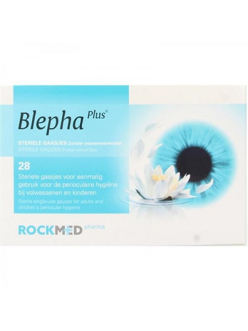 Blepha Plus Steriele Gaasjes 28 stuks 