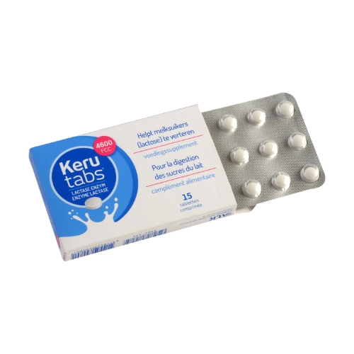 Kerutabs Lactase Enzym Tabletten 15 stuks