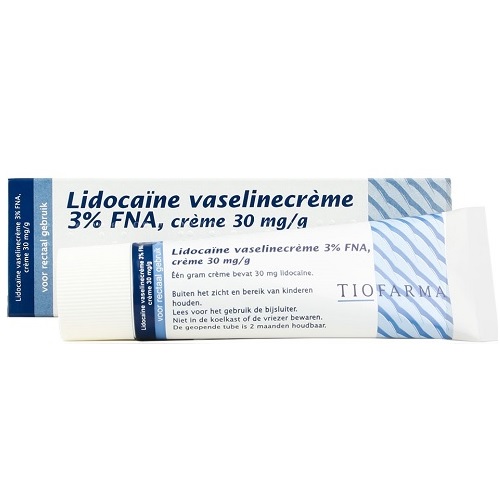 Tiofarma Lidocaïne 30mg/g Vasselinecrème 30g