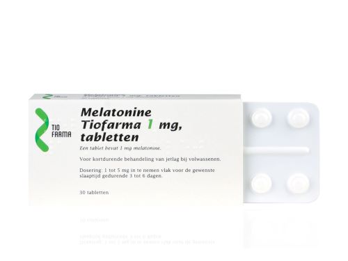 Tiofarma Melatonine 1mg Tabletten 30 stuks