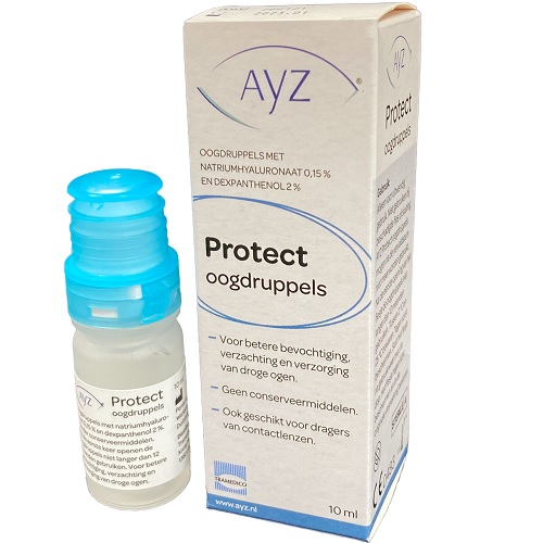 AYZ  Protect Natriumhyaluronaat 0.15% + Dexpanthenol 2% Oogdruppels 10ml
