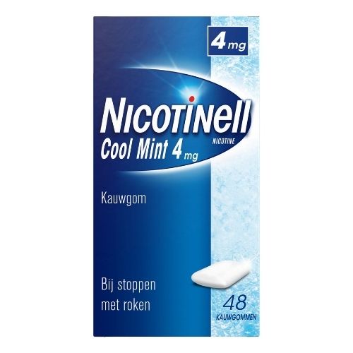 Nicotinell Kauwgom Cool Mint 4mg  48 stuks