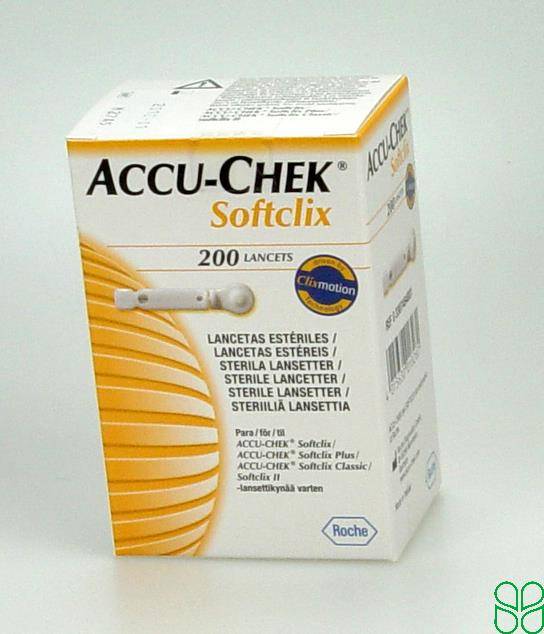 Accu-Chek Softclix Lancet Steriel 200 Stuks