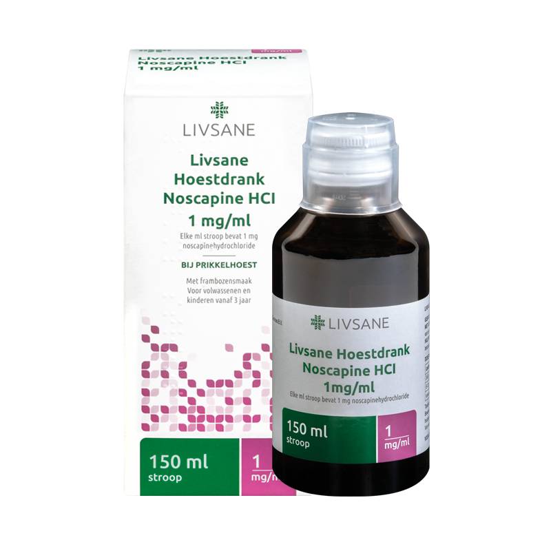 Livsane Hoestdrank Noscapine HCl 1 mg/ml 150ml 
