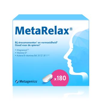 Metagenics Metarelax Magnesiumglycerofosfaat 900mg Tabletten 180 stuks