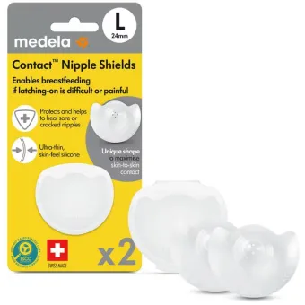 Medela Contact Tepelhoedje Maat L 2 stuks