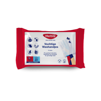 HeltiQ Vochtige Washandjes 10 stuks