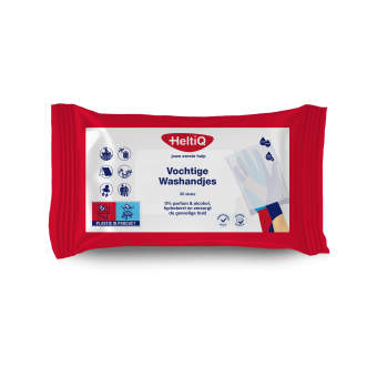 HeltiQ Vochtige Washandjes 20 stuks