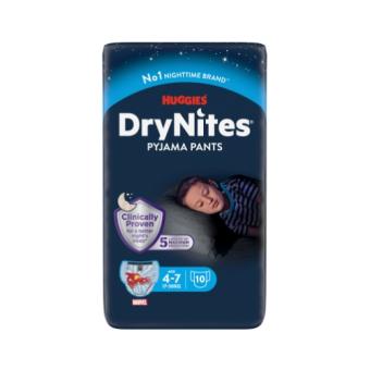 Huggies Drynites Jongens 4-7 Luierbroekjes 10 stuks