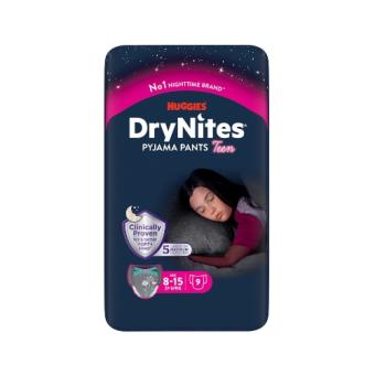 Huggies Drynites Meisjes 8-15 Luierbroekjes 9 stuks