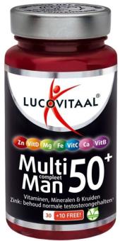 Lucovitaal Multi Man Compleet 50+ 40 stuks