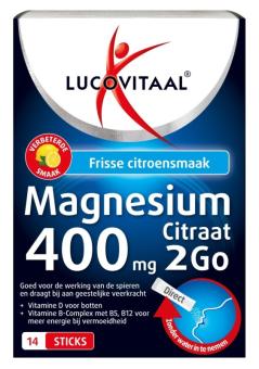 Lucovitaal Magnesium 400 mg 2Go 14 stuks
