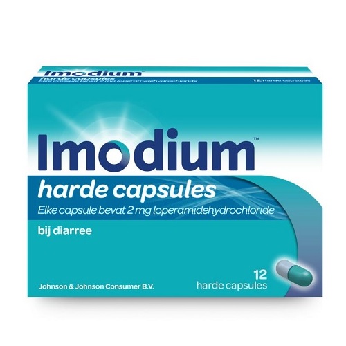 Imodium Loperamide 2mg Harde Capsules 12 stuks