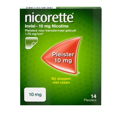 Nicorette Nicotine 10mg Invisi Patch Pleisters 14 stuks