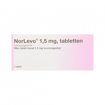 NorLevo Levonorgestrel 1,5mg Tablet 1 stuk
