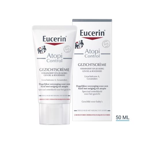 Eucerin AtopiControl Kalmerende Gezichtscrème 12% Omega 50ml