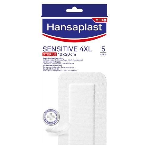 Hansaplast Sensitive 4XL Sterile Strips 10 x 20cm 5 stuks