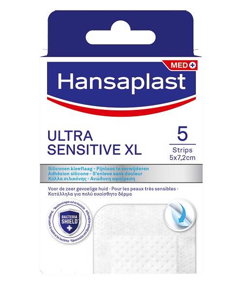 Hansaplast Ultra Sensitive XL Pleisters 5 stuks