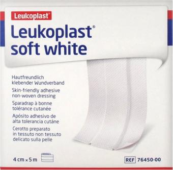 Leukoplast soft white 5mx4cm 1st