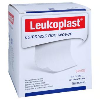 Leukoplast compress non-woven 10x10cm 4ply 100st