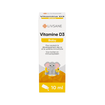 LIVSANE Vitamine D3 Druppels Baby Suikervrij