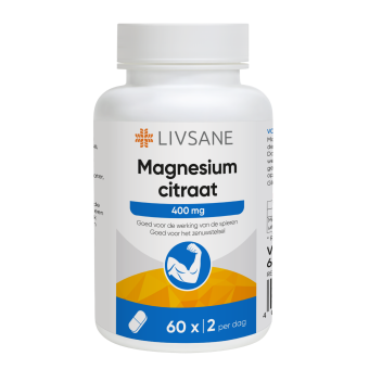 LIVSANE Magnesium Citraat 400mg 60 stuks