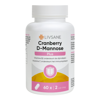LIVSANE Cranberry + D-mannose 60 stuks