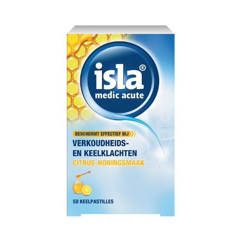 Isla Medic Acute Citrus-Honing Pastilles 50 stuks